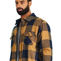 George Men's Flannel Shirt Jacket