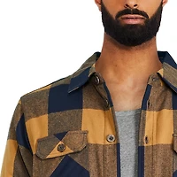 George Men's Flannel Shirt Jacket