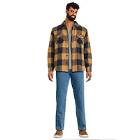 George Men's Flannel Shirt Jacket