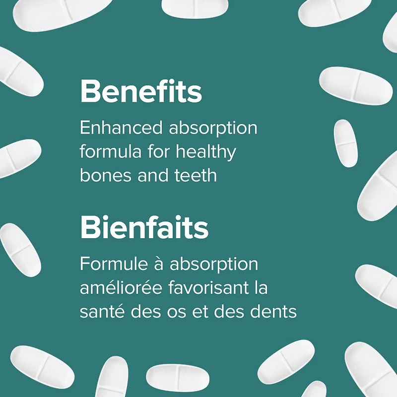 Ultra Calcium et Vitamine D3 650 mg / 400 UI 280 comprimés