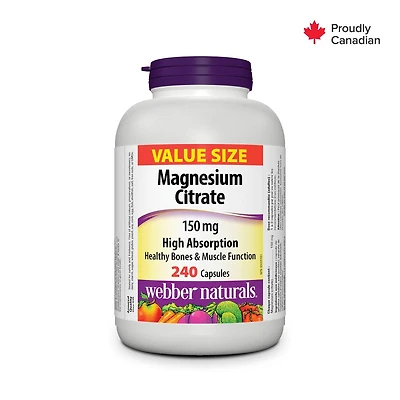 Citrate de Magnésium Forte absorption 150 Mg