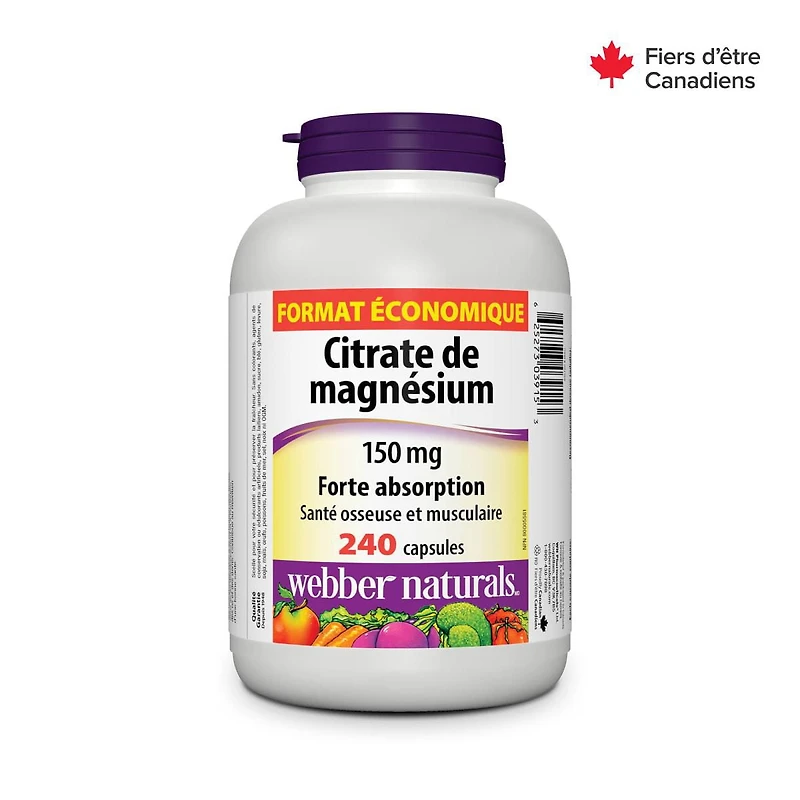 Citrate de Magnésium Forte absorption 150 Mg