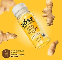 Shots biologiques au gingembre et miel DOSE 4x60mL