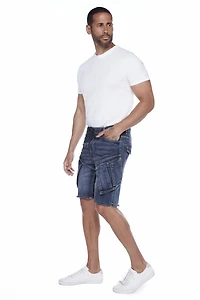 Jeaniologie ™ Mens Pull-on Shorts With Cargo pockets 