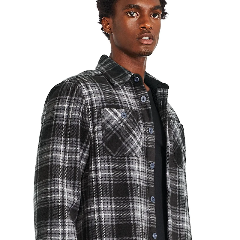 Veste-chemise en molleton George pour hommes