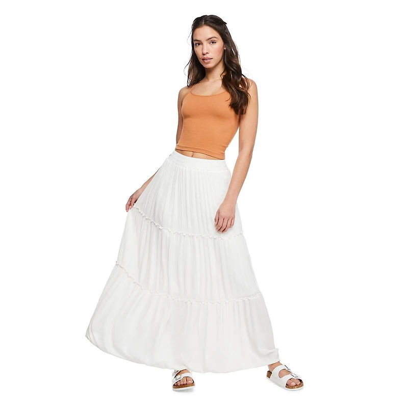 Wild Skye Women's Tiered Maxi Skirt, Sizes XS-XL