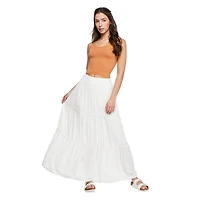 Wild Skye Women's Tiered Maxi Skirt, Sizes XS-XL