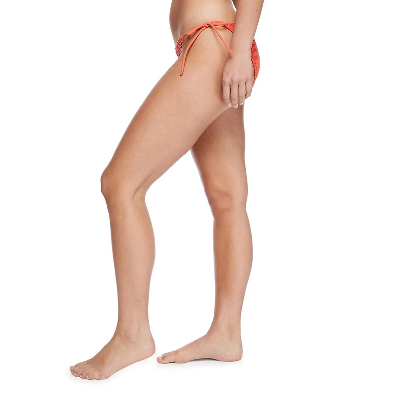 Bas de bikini avec nouettes No Boundaries pour femmes Tailles TP–TTG