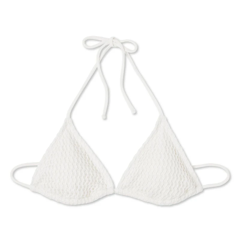 No Boundaries Women's String Bikini Top