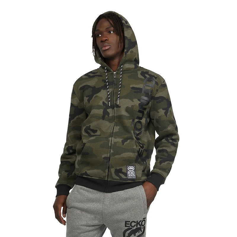 Sweat à capuche zippé Ecko pour homme