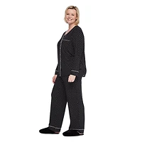 Iyla Women's Plus Pajama 2-Piece Set, Sizes 1X-4X