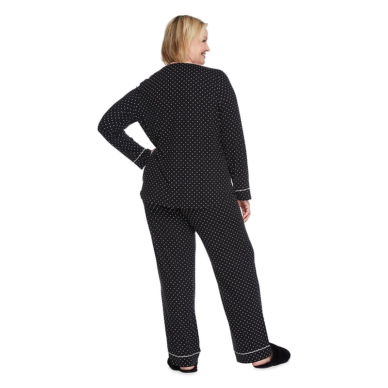 Iyla Women's Plus Pajama 2-Piece Set, Sizes 1X-4X