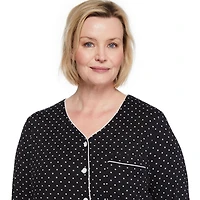 Iyla Women's Plus Pajama 2-Piece Set, Sizes 1X-4X
