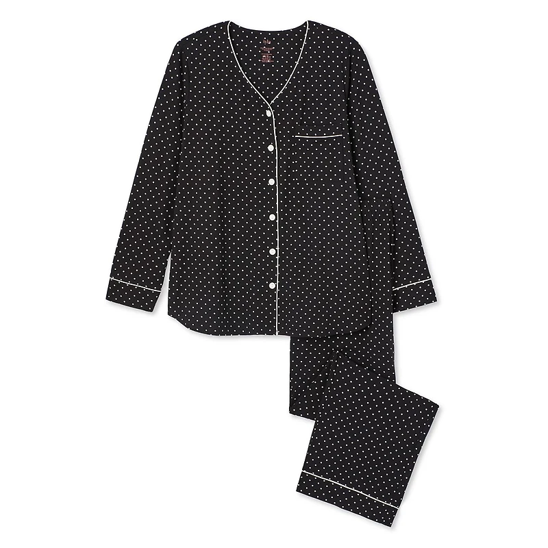 Iyla Women's Plus Pajama 2-Piece Set, Sizes 1X-4X
