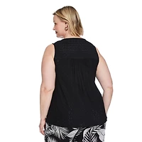 Iyla Women's Plus Tassel Tank