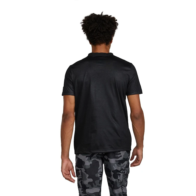 T-shirt à manches courtes avec logo Mark Ecko pour hommes