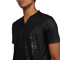 T-shirt à manches courtes avec logo Mark Ecko pour hommes