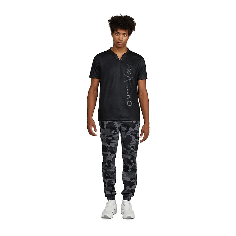 T-shirt à manches courtes avec logo Mark Ecko pour hommes