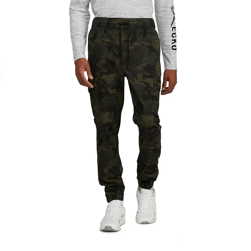 Pantalon cargo à imprimé camouflage Mark Ecko pour hommes