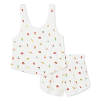 No Boundaries Women's Pajama 2-Piece Set