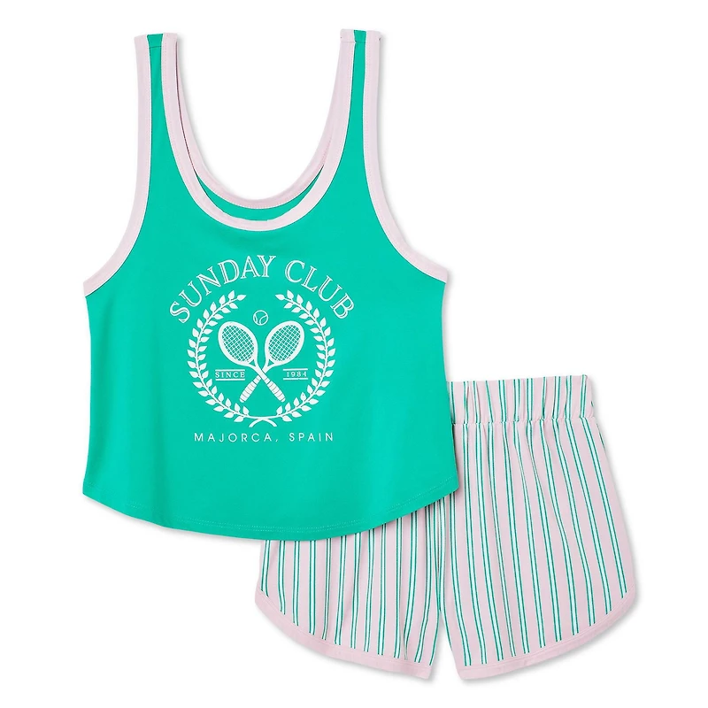 No Boundaries Women's Pajama 2-Piece Set