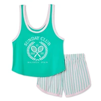 No Boundaries Women's Pajama 2-Piece Set