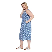 Iyla Women's Plus Smocked Maxi Dress