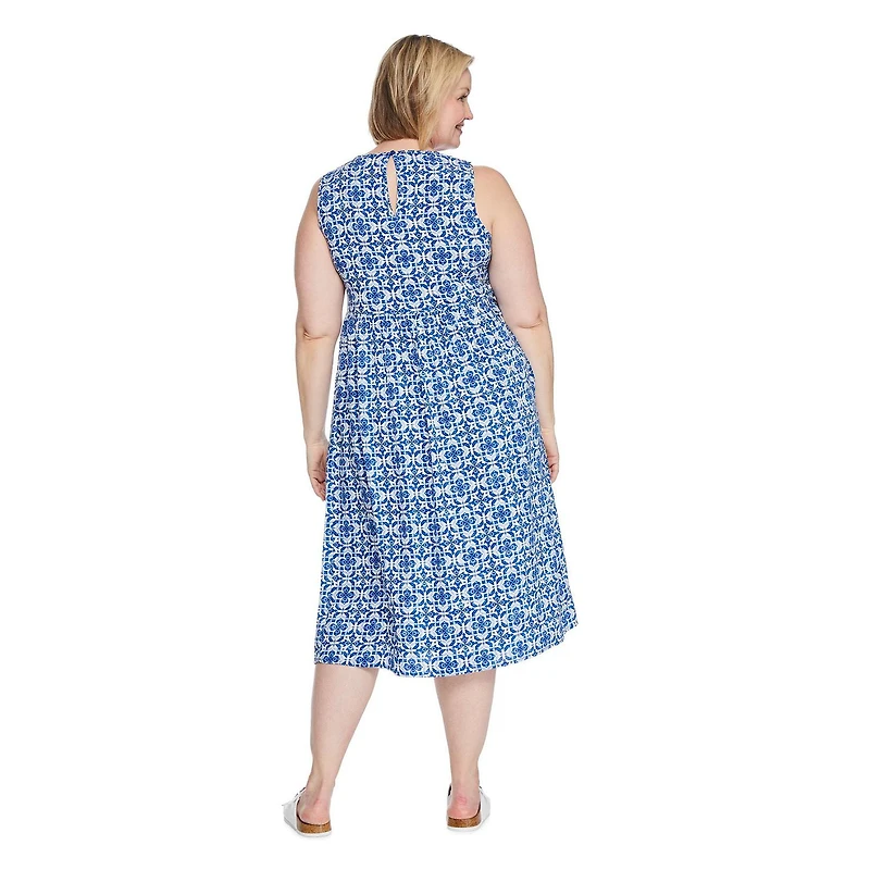 Iyla Women's Plus Smocked Maxi Dress
