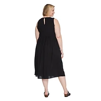 Iyla Women's Plus Smocked Maxi Dress