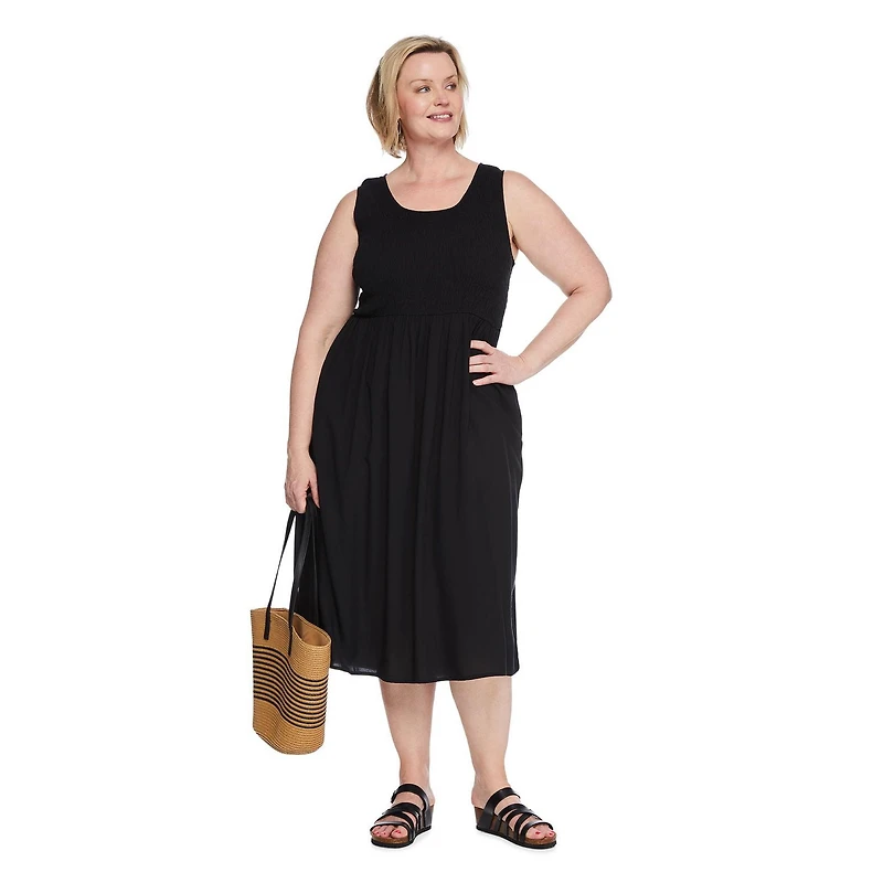 Iyla Women's Plus Smocked Maxi Dress