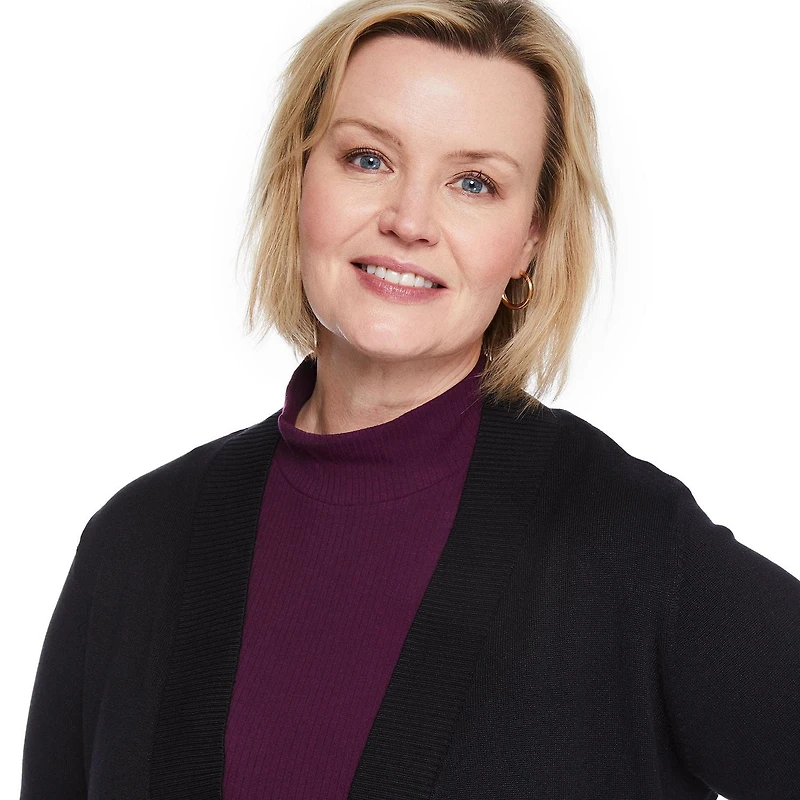 Iyla Women's Plus Elbow Sleeve Knit Shrug