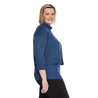 Iyla Women's Plus Elbow Sleeve Knit Shrug