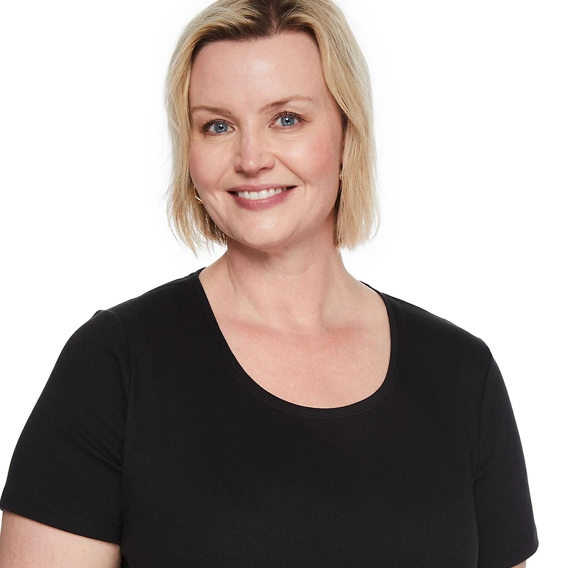 Haut à encolure ras du cou Iyla Plus pour femmes Tailles 1X-4X