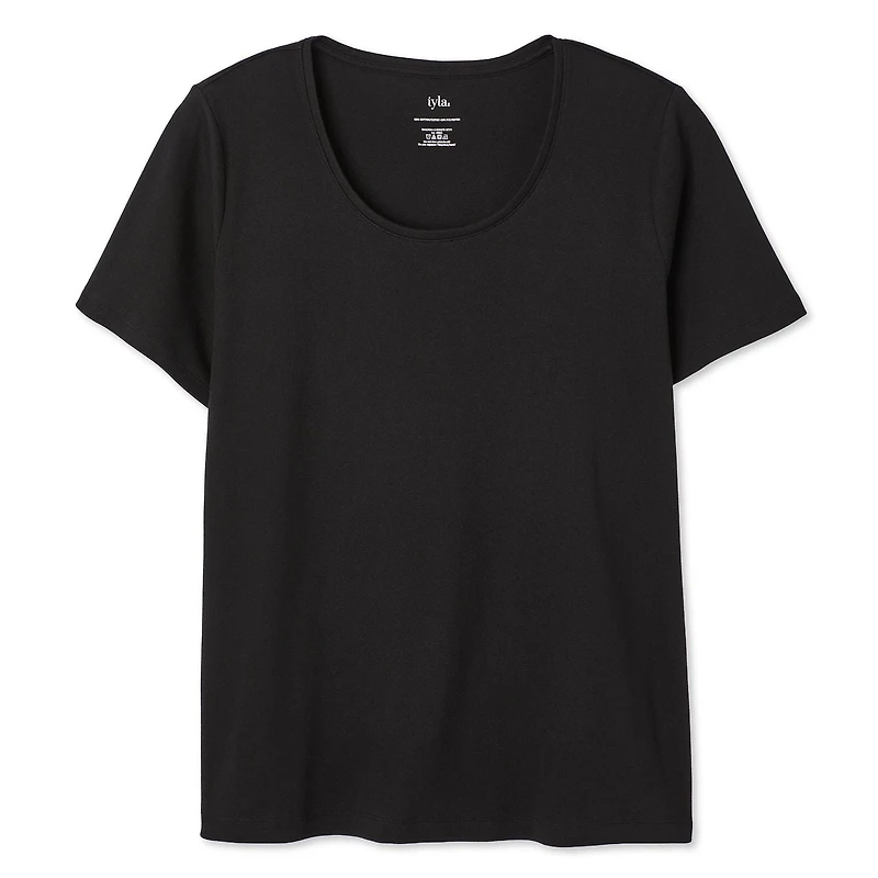 Haut à encolure ras du cou Iyla Plus pour femmes Tailles 1X-4X