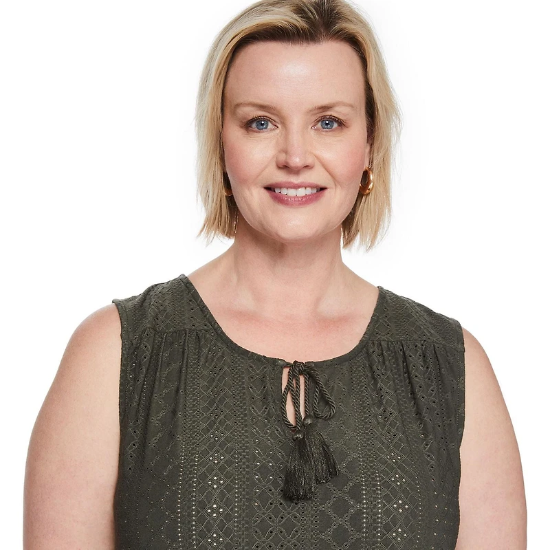 Iyla Women's Plus Tassel Tank