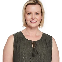 Iyla Women's Plus Tassel Tank