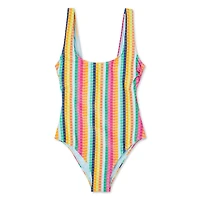 No Boundaries Women's Scoop Swimsuit 1-Piece