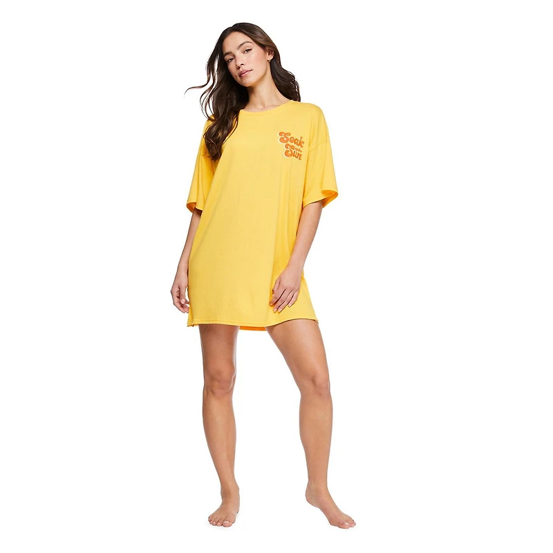 No Boundaries Women's Sleep Shirt, Sizes XS-XXL
