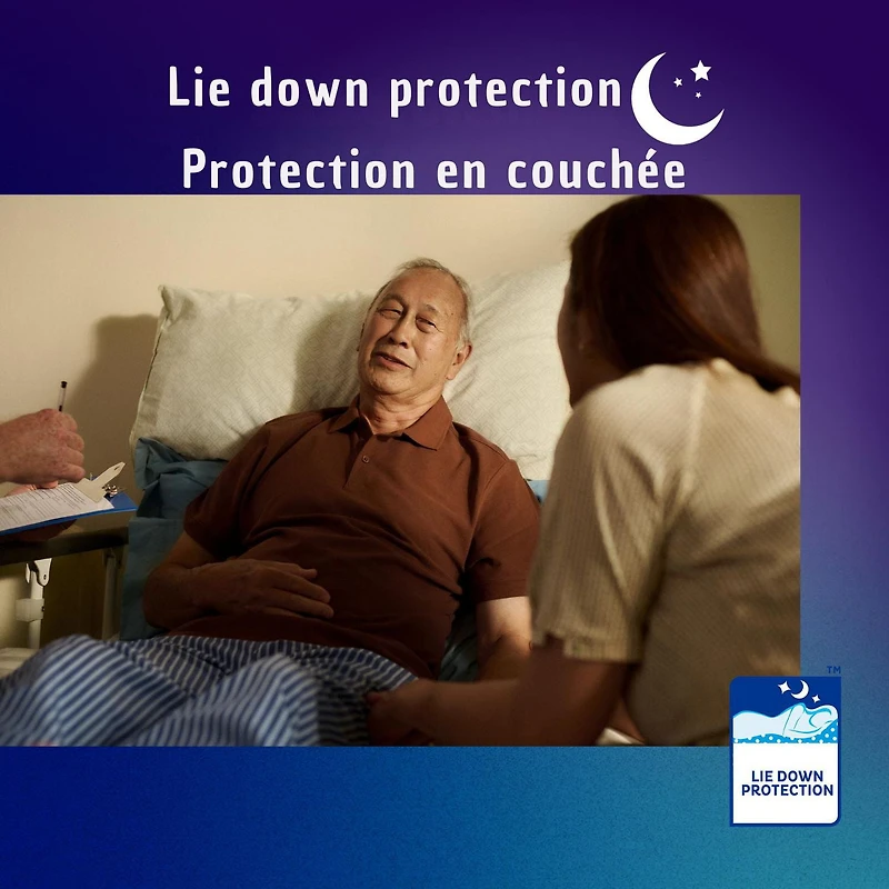 TENA ProSkin Stretch Brief for Men and Women, Overnight Absorbency, Unisex, Medium 12 Count., Protect against leakage.