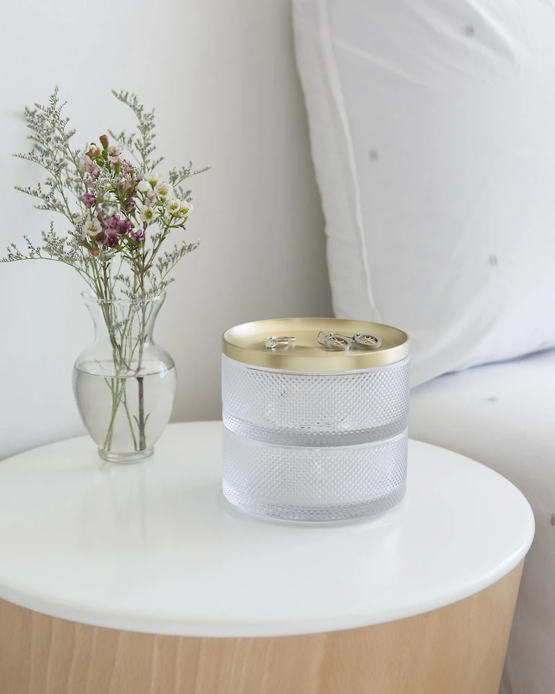 Tesora Verre Laiton Boîte