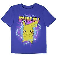 Pokemon T-shirt à manches courtes pour garçon