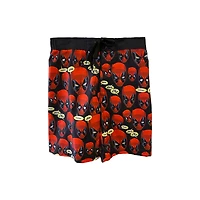 Men's Deadpool Talking Head Swim Trunks