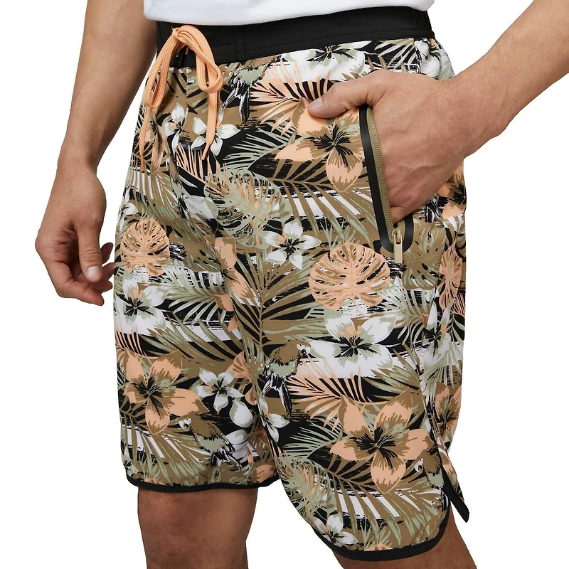 MEXX Men’s Swim Trunks Hawaiian Print Foliage