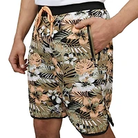 MEXX Men’s Swim Trunks Hawaiian Print Foliage