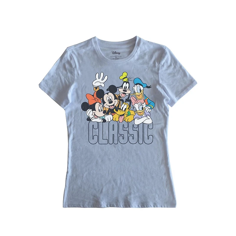 T-shirt Disney Mickey Classic Friends pour femme