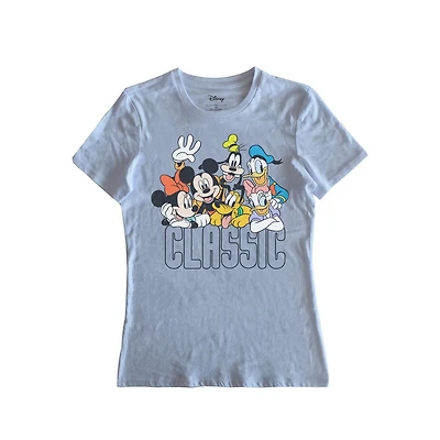 T-shirt Disney Mickey Classic Friends pour femme