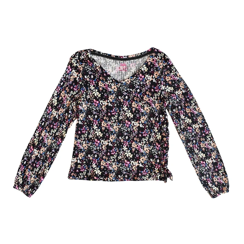 Filles Justice parterre de fleurs CrossOver Top