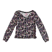 Filles Justice parterre de fleurs CrossOver Top