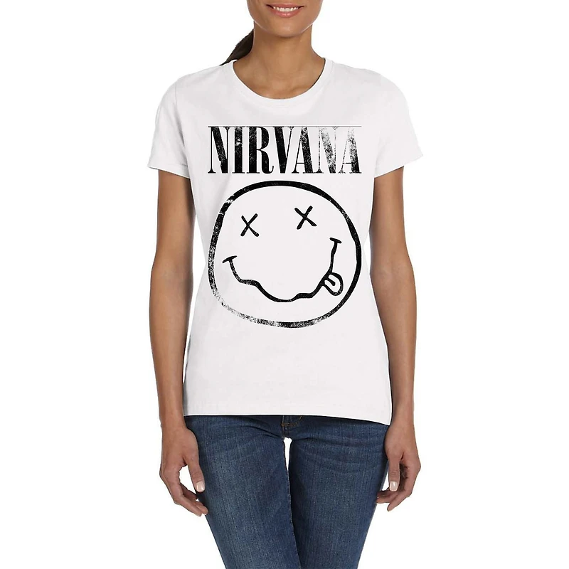 Nirvana Women's "smiley" Fashion Top