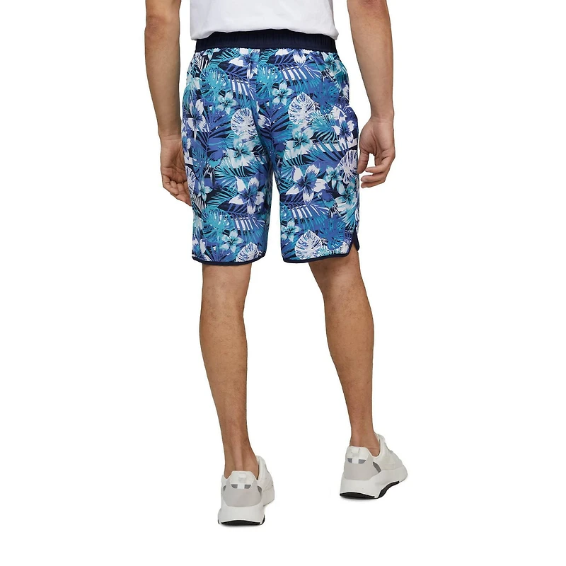 Maillot de bain MEXX pour homme à imprimé de feuillage Hawaïen